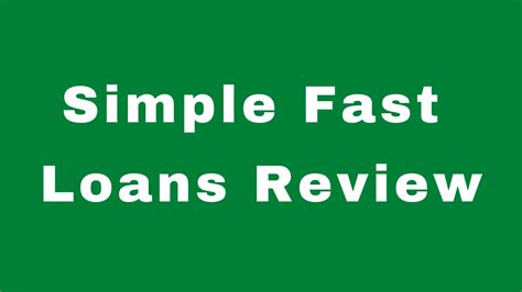 Simple Fast Loans Reviews Reddit